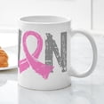 thumbnail image 3 of CafePress -  I Won Breast Cancer... Mug - 11 oz Ceramic Mug - Novelty Coffee Tea Cup, 3 of 4