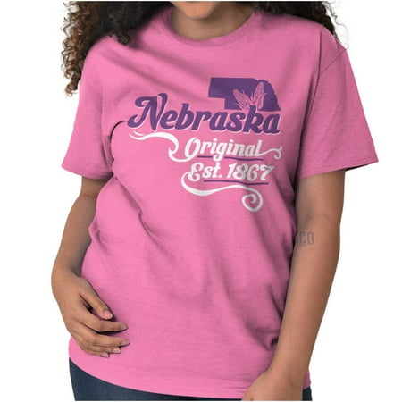 Nebraska Girl - Brisco Brands Nebraska Girl Fashion Souvenir Lady Short Sleeve T Shirt
