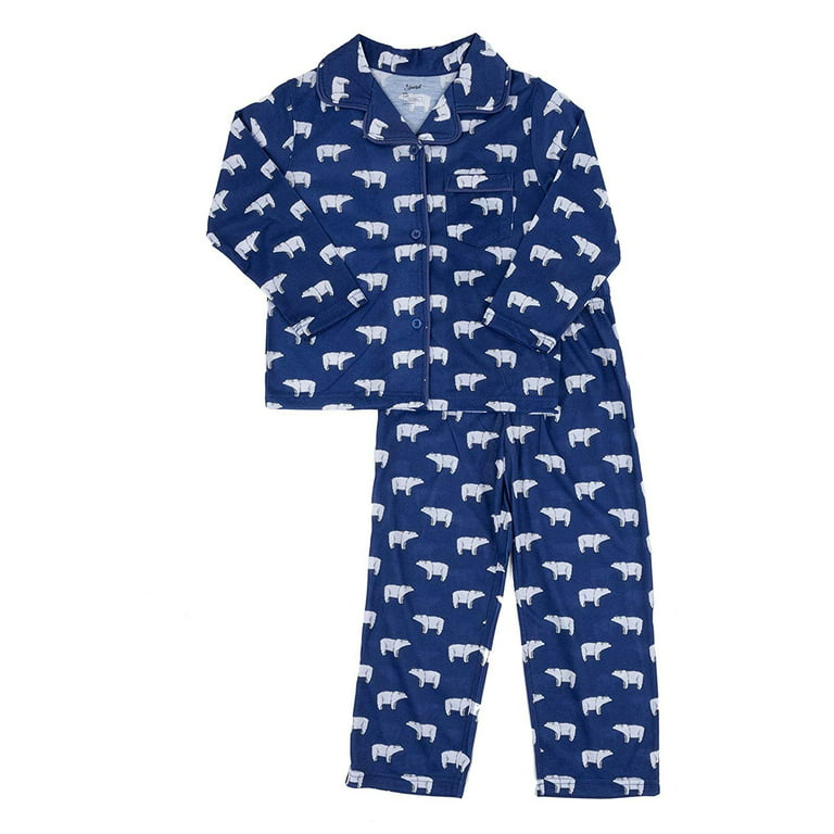 Leveret Kids Pajamas Flannel Pajamas Boys & Girls 2 Piece Christmas Pajama  Set Penguin 2 Years