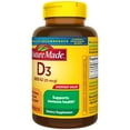 Nature Made Vitamin D3 1000 IU (25 mcg) Tablets, Dietary Supplement for