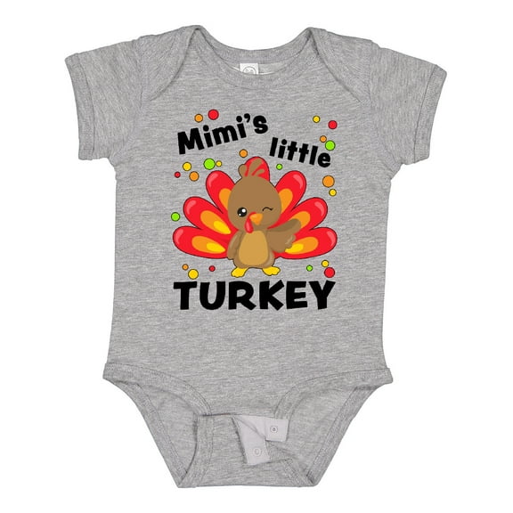 Inktastic Mimi's Little Turkey Boys or Girls Baby Bodysuit