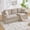 Wheat, variant on YWEN Traditional Couch,84" Textured 3 Seater Couch with 3 Removable Cushions and 2 Pillows,Chenille Standard Couch with Wide Armrests and Backrest,Upholstered Floor Sofa for Living Room