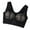 Black, variant on TAGOLD Womens Plus Size Bra,Summer Casual Bras for Womens,Women Lady Lace Gathered Bra Plus Size Sports Bra Underwear Yoga Hollow Out Bra Cup