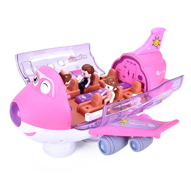 Juguete De Avión Eléctrico Acrobático Para Niños Con Efectos De Luz Y Música Regalos De Juguete De Avión Eléctrico Giratorio De 360 Grados Para Cumpleaños De Niños O Navidad Inevent EL018196-02
