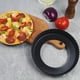 thumbnail image 3 of Ounissouiy Molde para pizza antiadherente con agujeros Bandeja para hornear redonda de acero al carbono con fondo suelto extraíble 5/8/9 pulgadas Herramientas y accesorios para hornear 5 pulgadas, 3 of 6