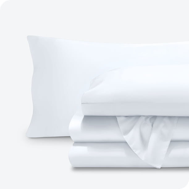 Bare Home Juego de Sábanas TENCEL™ - Lyocell Derivado Del Eucalipto - Twin XL, Blanco