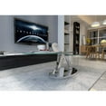thumbnail image 4 of Chintaly Contemporary Glass Top Motion Cocktail Table, 4 of 6