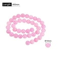 thumbnail image 2 of 38 Pcs 10mm Natural Stone Beads Round Gemstone Beads for DIY Bracelet Necklace Jewelry Making Deep Pink, 2 of 4