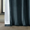 thumbnail image 6 of HPD Half Price Drapes Avalon Blue Grommet Heritage Plush Velvet Room Darkening Curtains for Bedroom & Living Room Curtains (1 Panel), Window Curtains 96 inches long,Grommet Curtains & Drapes,50W X 96L, 6 of 9
