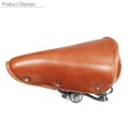 thumbnail image 4 of Retro Brown Bike Bicycle Cycling Sprung Saddle Comfortable Leather Seat, 4 of 7
