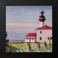 thumbnail image 2 of Cusson, Marie Elaine 15x15 Black Modern Framed Museum Art Print Titled - Lighthouse Point square, 2 of 5