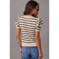 thumbnail image 6 of Women's Trendy Puff Sleeve Knit Top - Casual Tee Shirt Blouse, 6 of 11