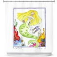 thumbnail image 1 of Shower Curtains 70" x 84" from DiaNoche Designs by Marley Ungaro - Painting Mermaid, 1 of 1
