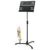 EZ Clutch tripod orchestra stand w/ perforated foldable desk