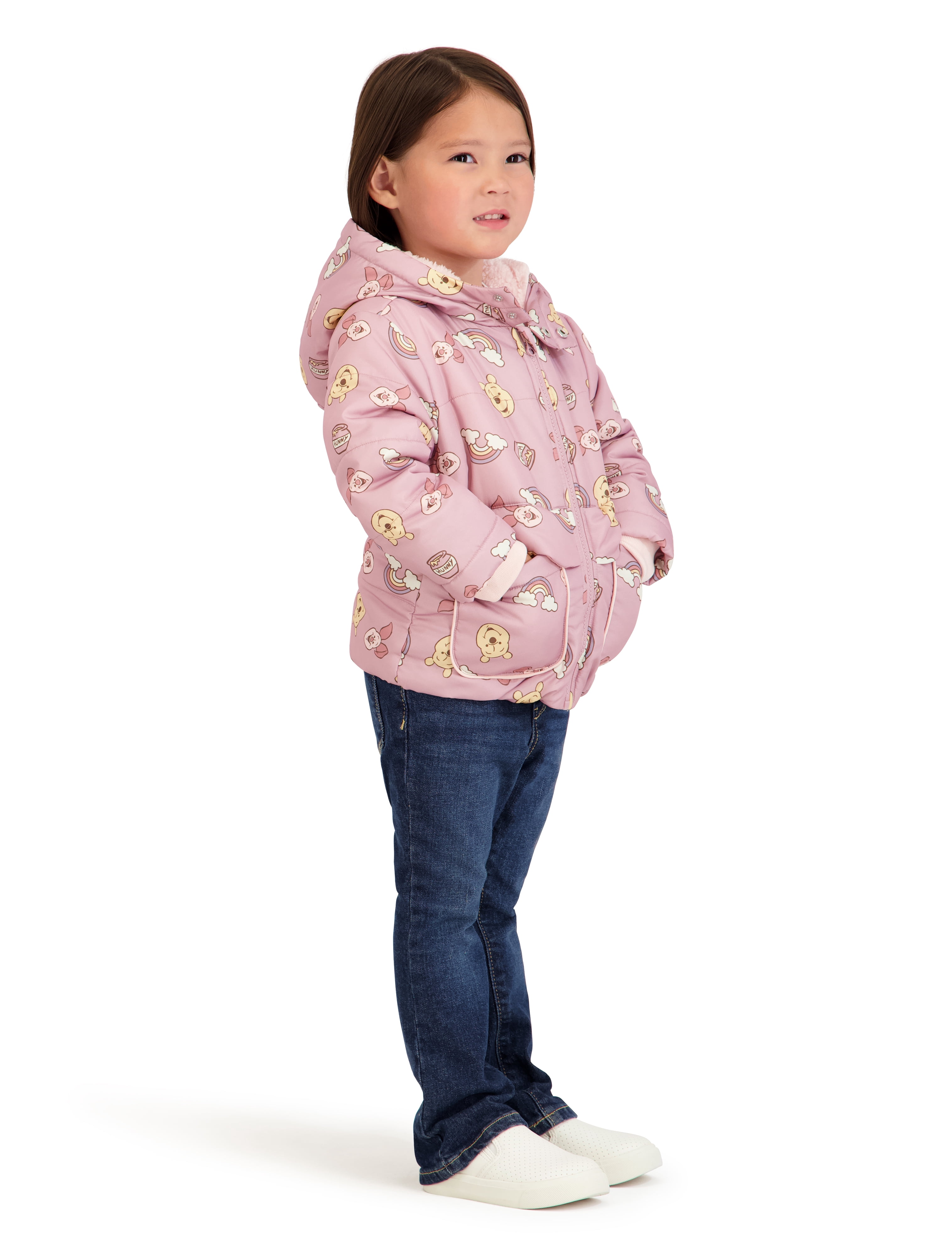 Character Toddler Girl Puffer Jacket, Sizes 12M-5T