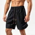 thumbnail image 5 of IhhxPro Men's Running Shorts with Pockets Elastic Waist Men Breathable Athletic Summer Quick Dry Lightweight Loose Fit Jogging Gym Workout Casual Active M-3XL, 5 of 6
