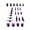 28Pcs, variant on jiaping Removal Puller Tabs Set Automotive Removal Tools for Vehicle SUV Glue Pulling 28Pcs