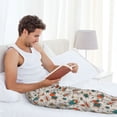 thumbnail image 5 of Hirioo summer insects for Men's PJ Pajama Pants Sleep Pants Men's Home Trousers with Pockets,S-3XL-XX-Large, 5 of 6