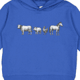 thumbnail image 3 of Inktastic Vintage Farm Animals Illustration Toddler Hoodie, 3 of 4