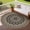 Black Mandala, variant on ORGOWEL Easy Jute Outdoor Round Rug,6ft Washable Indoor Outdoor Patio Rug,Black Non Slip Round Area Rug Farmhouse,Boho Carpet for Backyard Patio