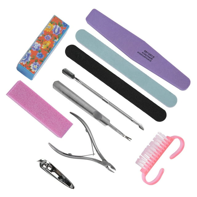 Lima de manicura 10 piezas Jadeshay profesional para decoración de uñas Pulidor de uñas
