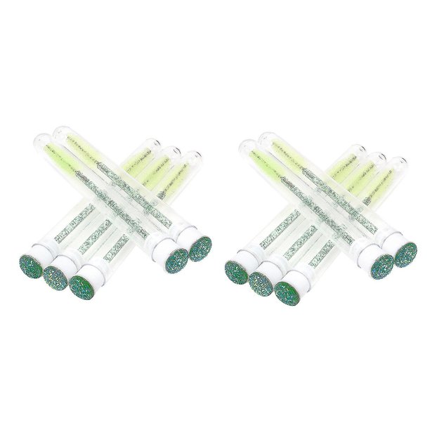 Farfi 10 Uds cepillo de pestañas de injerto portátil con diseño de peine multicolor opcional herramienta cosmética de eliminación única diamantes de imitación de cristal falso pestañas Brus