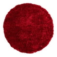 thumbnail image 3 of Unique Loom Infinity Shag Collection Area Rug - Jinko (6' 7" Round Merlot), 3 of 7