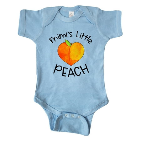 

Inktastic Mimi s Little Peach Cute Peach Heart Gift Baby Boy or Baby Girl Bodysuit