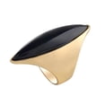 thumbnail image 1 of Anillos de Moda para Mujer perfecl Anillos de Superficie Ovalada Grande Color Dorado 7, 1 of 8