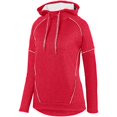 thumbnail image 2 of Ladies Zoe Tonal Heather Hoodie S Red/White, 2 of 2