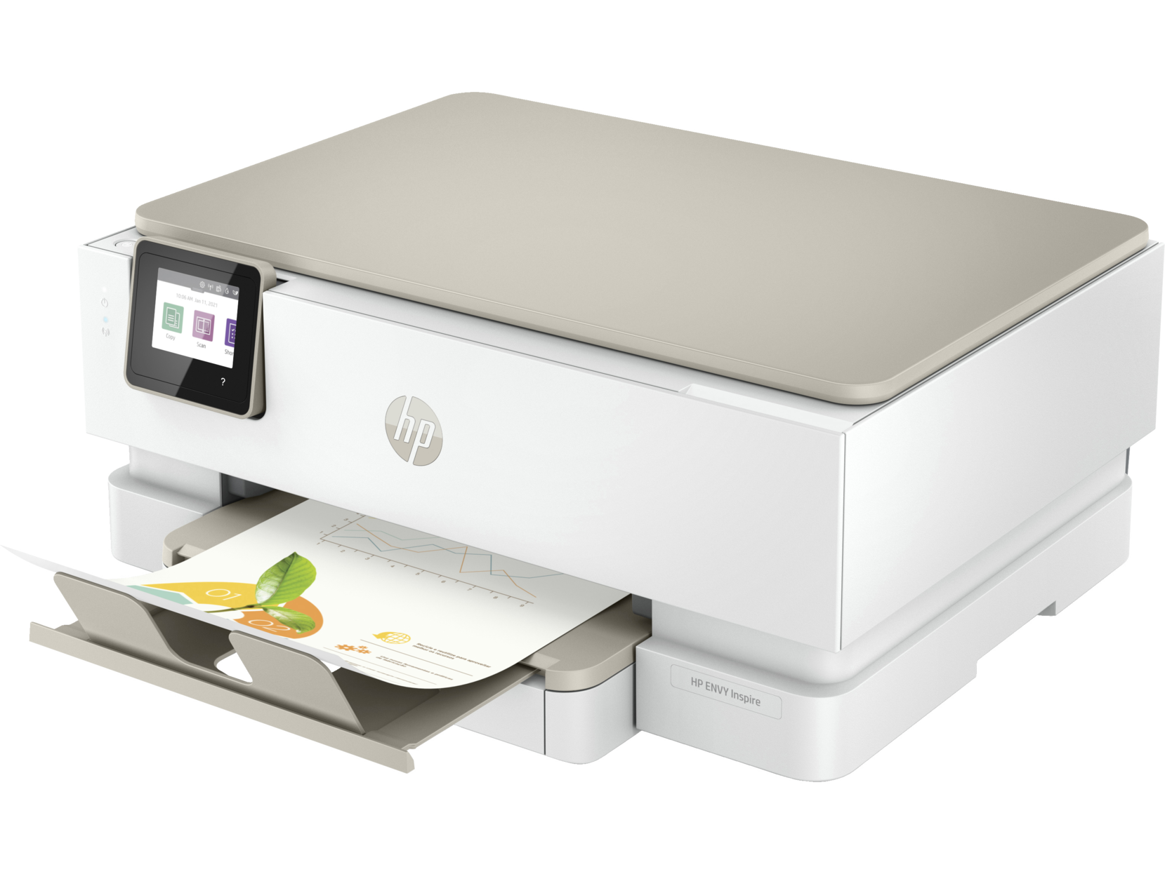 HP ENVY Inspire 7255e All-in-One Inkjet Printer, Color Mobile Print, Copy, Scan - image 3 of 7