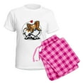 thumbnail image 5 of CafePress - Papillon Lover Women's Light Pajamas - Women's Short Sleeve Print T-Shirt and Pants Light Cotton Pajama Set, 5 of 7