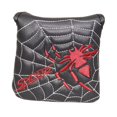 thumbnail image 3 of Golf Mallet Putter Head Cover Plush Inner Lining Durable Golf Club Headcover Black, 3 of 8