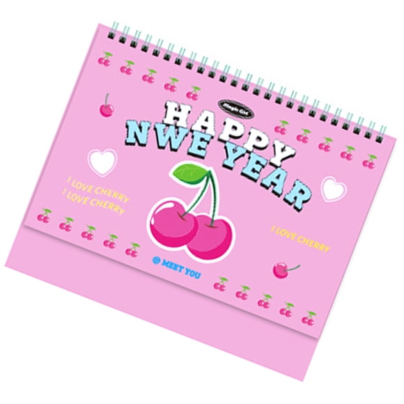 2023 Desk Calendar Cute Cartoon Style Rich Vivid Colors Thickened Paper Monthly Calendar for Household Office Type 2