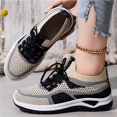 thumbnail image 6 of AUDeals Women's Orthopedic Sneakers, Thick Sole Mesh Shoes with Breathable Comfort for Training and Daily Walking (Black, 9.5), 6 of 6