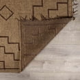 thumbnail image 5 of Hauteloom Jame Jute Hallway, Kitchen Runner Rug - Bohemian, Transitional - Tan, Dark Brown, Charcoal - 2'6" x 8', 5 of 11