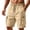 Z89 Khaki, variant on Mifsaly Mens Shorts Cargo Quick Dry Lightweight Hiking Shorts with Multi Pockets Elastic Drawstring Waist Workout Outdoor Casual Summer Clothes with Multi Pockets Khaki,M