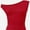 Red, variant on Women One Shoulder Ruched Crop Tank Tops Casual Off The Shoulder Twist Strap Summer Tanks Tops Going Out Crop Shirts