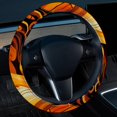 thumbnail image 2 of Basketball 14.5 Inch Printing PVC Leather Auto Accessories Car Wheel Cover Steering Wheel Covers, 2 of 6