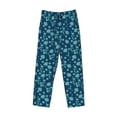 thumbnail image 4 of Xecao Daisies Flowers Men's Straight Lounge Pajama Pants: The Ultimate in Comfortable Sleepwear, 4 of 9