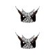 thumbnail image 2 of Methold Hamaca para ratas, camas de animales, saco de dormir , cama colgante, jaulas de animales, casa para ratas, suministros para mascotas de manchas grises 34*34 2Conjunto, 2 of 6