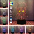 thumbnail image 3 of Cadeau pour Enfants Anime Sasuke Veilleuse, Capteur Tactile Chambre Illusion 3D Veilleuse LED, Lampe Anime Colorée Télécommande Veilleuse Gadgets Maison, 3 of 8