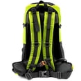 thumbnail image 3 of 45L Internal Frame Hiking Camping Daypack Backpack, Water Resistant, Lime Green, 3 of 7