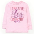 thumbnail image 4 of Long Live Country Girls Glitter - Youth Long Sleeve Graphic T-Shirt, 4 of 9