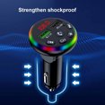 thumbnail image 6 of HBYJLZYG Car Accessories Bluetooth Fm Transmitter for Car 7 Color Led Light Bluetooth Car Adapter with 5V/3.1A Charging Handsfree Car Kit with Usb Charging Car Charger Mp3 Player, 6 of 7