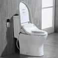 thumbnail image 3 of WOODBRIDGE Luxury, Elongated One Piece Toilet with Advanced Bidet Seat, T-0022, White, 3 of 16