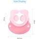 thumbnail image 5 of Gorro de ducha para bebé, visera de baño para bebé, gorro de natación ajustable para niños, protección para los oídos de los niños, antichampú, rosa, 5 of 5
