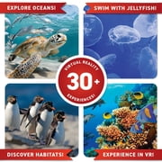 Abacus Brands Virtual Reality Oceans Science Kit with VR Goggles & Interactive DK Book STEM Kit for Kids Ages 8 to 12