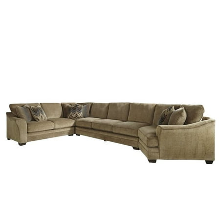 Ashley Lonsdale 4 Piece Right Cuddler Sofa Sectional In Barley Ashley Lonsdale 4 Piece Right Cuddler Sofa Sectional In Barley