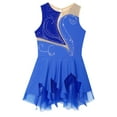 thumbnail image 3 of CHICTRY Kids Girls Figure Ice Skating Dress Rhinestones Ballet Tutu Dress Dance Costume, 3 of 6